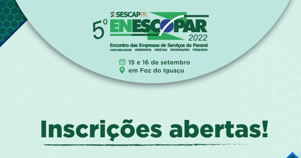 Abertas as inscrições para o 5º Enescopar; preços especiais de lançamento!